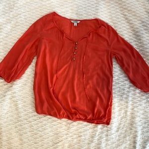 Orange Blouse